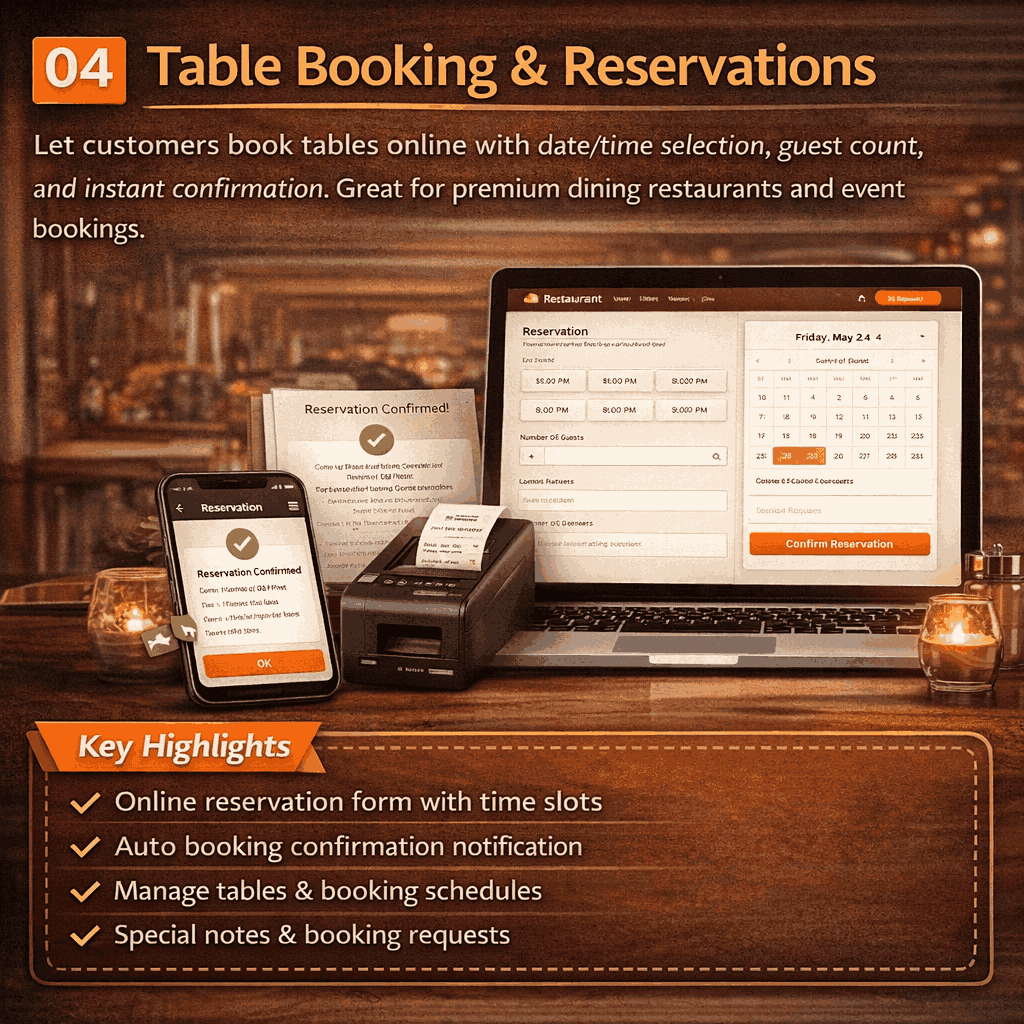 Table Booking Script
