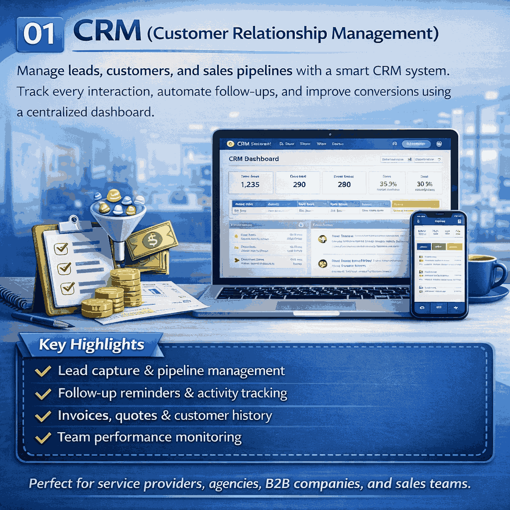 CRM Business Management Script