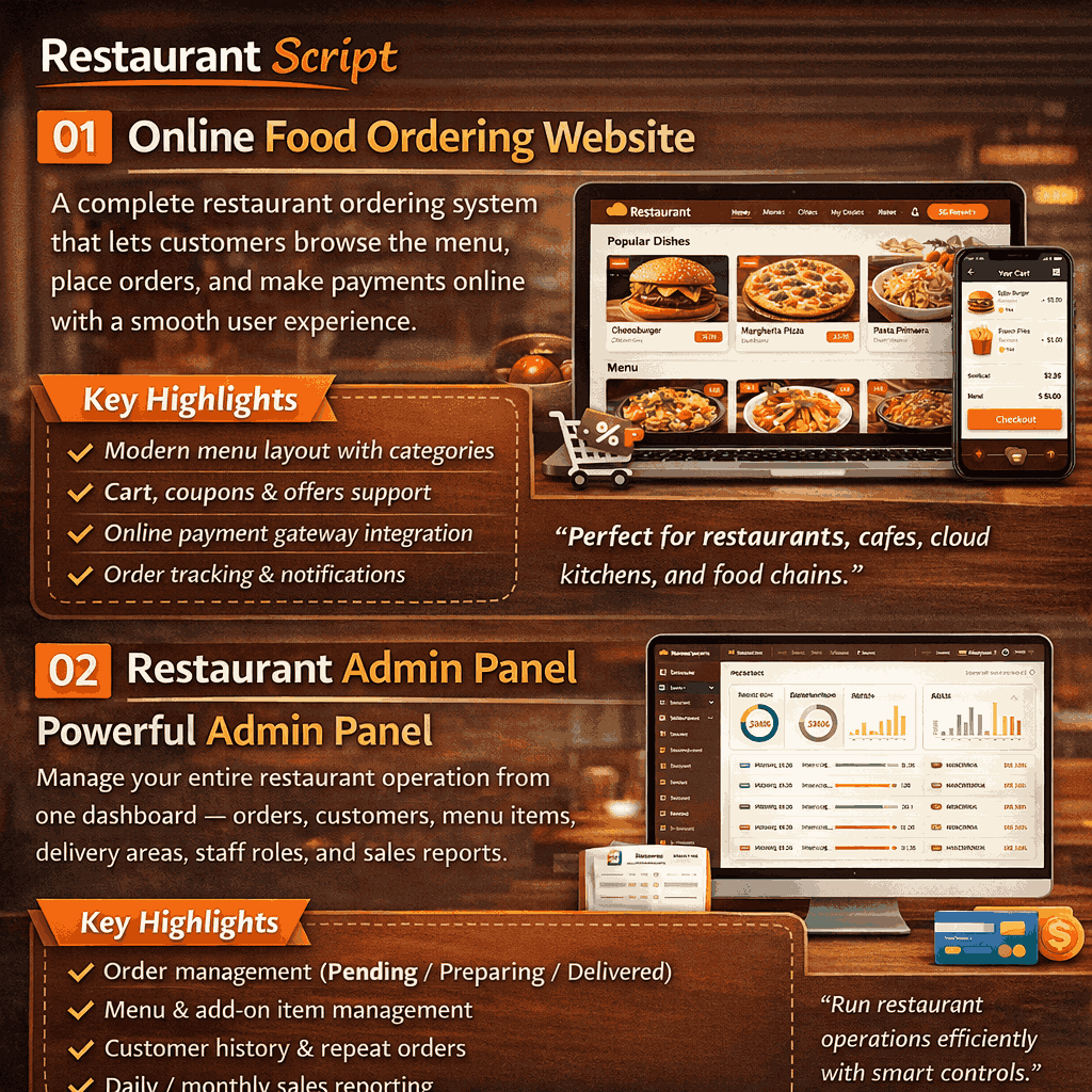 Restaurant Admin Panel