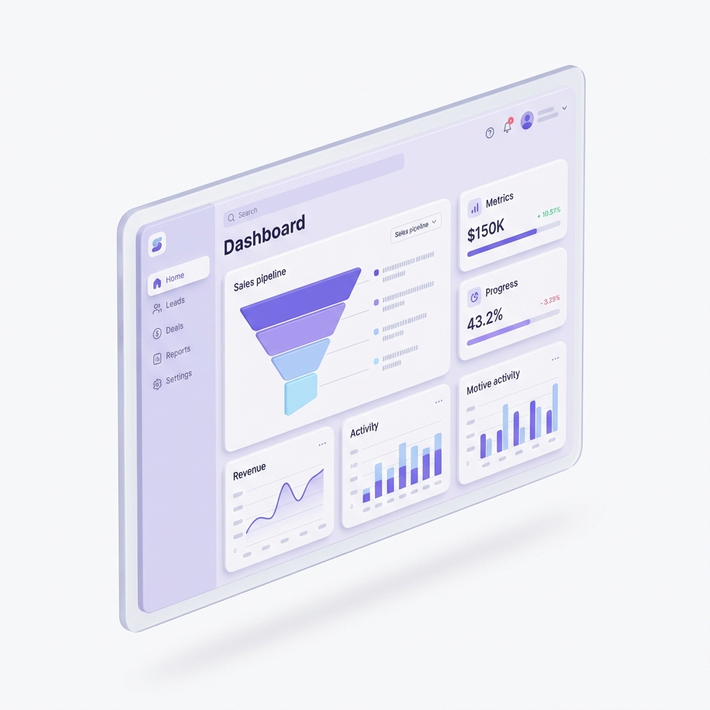 CRM SaaS Dashboard